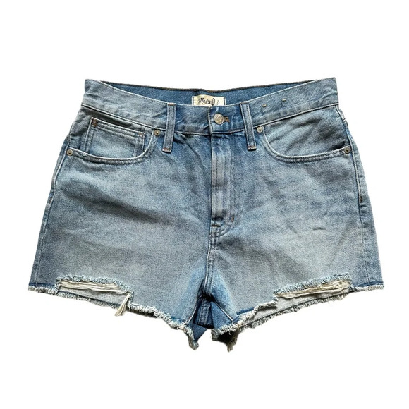 Madewell Pants - Madewell The Perfect‎ Jean Shorts Distressed Size 29